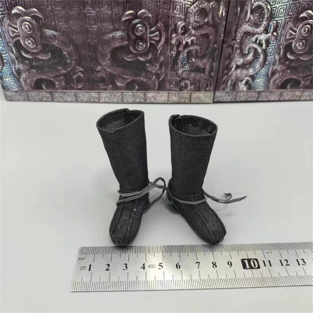 Vintage Collectible Shoes - 1/6 stary Vintage dynastia Qin długie