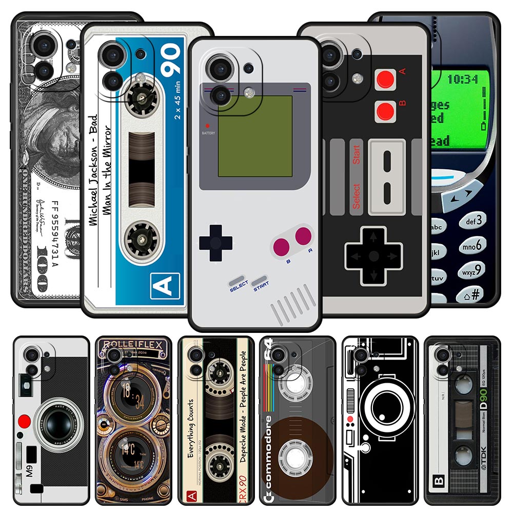 Vintage Game Collection - Vintage Tape Camera Gameboy Etui na