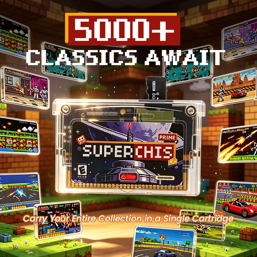 Karta z grami Retro Superchis  – Vintage Game Collection recenzja i cena