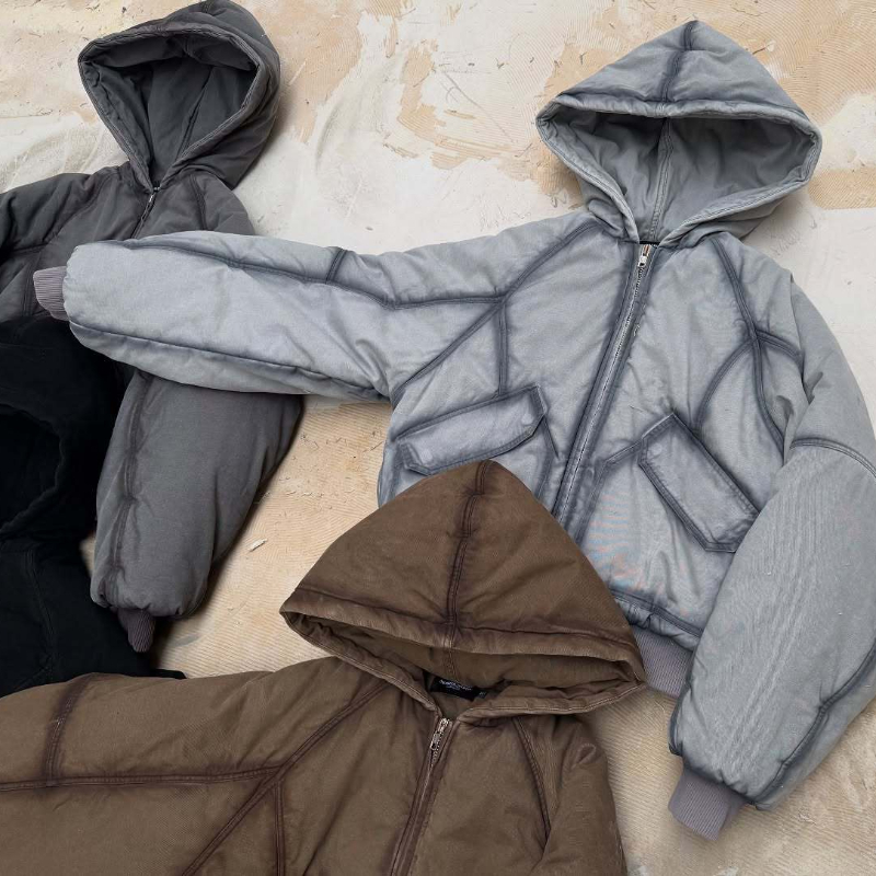 Męska kurtka bomberka z kaptur – Vintage Zip Hoodie recenzja i cena
