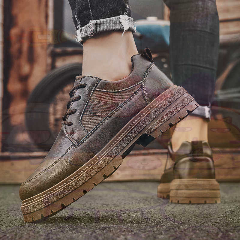 Ciemna skóra naturalna Modne t – Vintage Collectible Shoes recenzja i cena