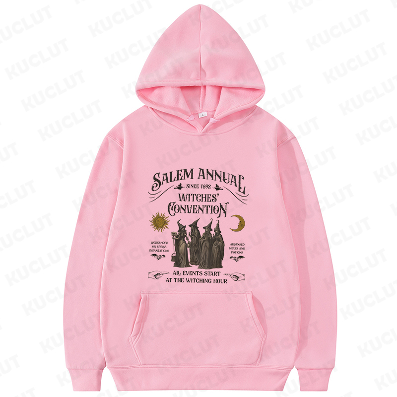 Salem Witch bluzy z kapturem d – Vintage Zip Hoodie recenzja i cena
