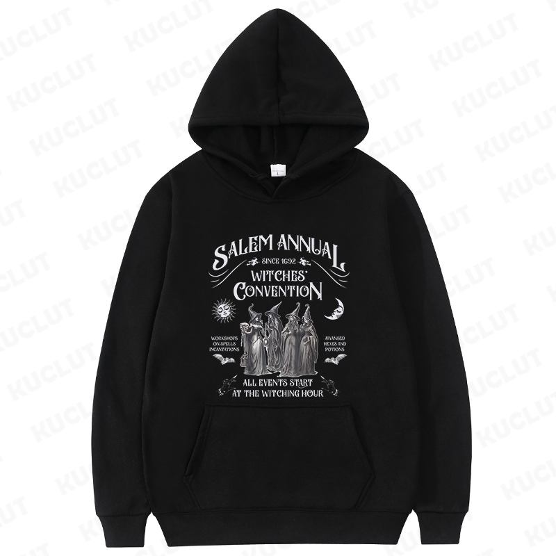 Salem Witch bluzy z kapturem d – Vintage Zip Hoodie recenzja i cena