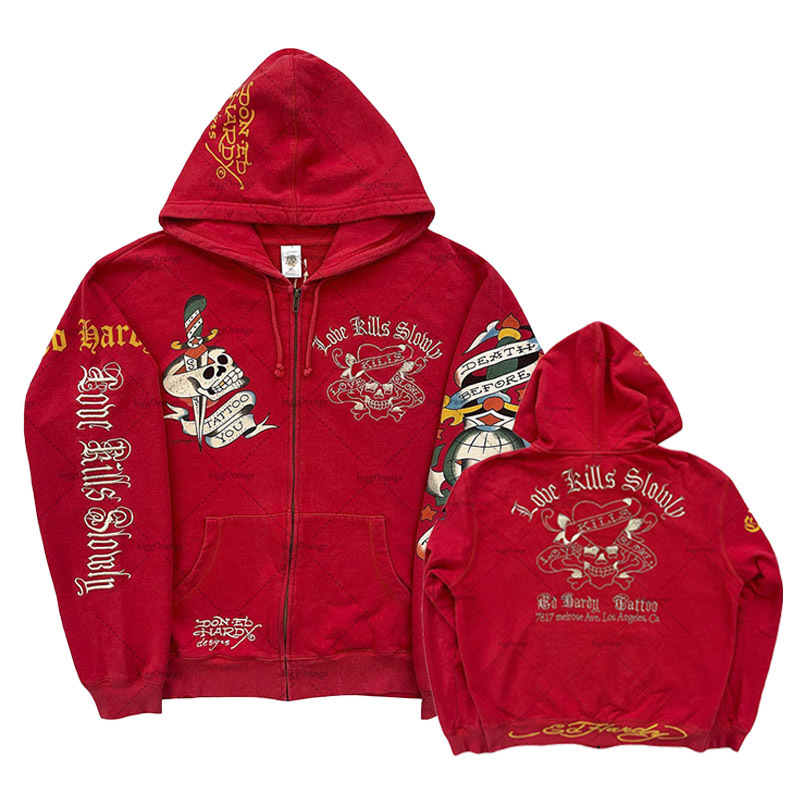 Bluza oversize American Gothic – Vintage Zip Hoodie recenzja i cena