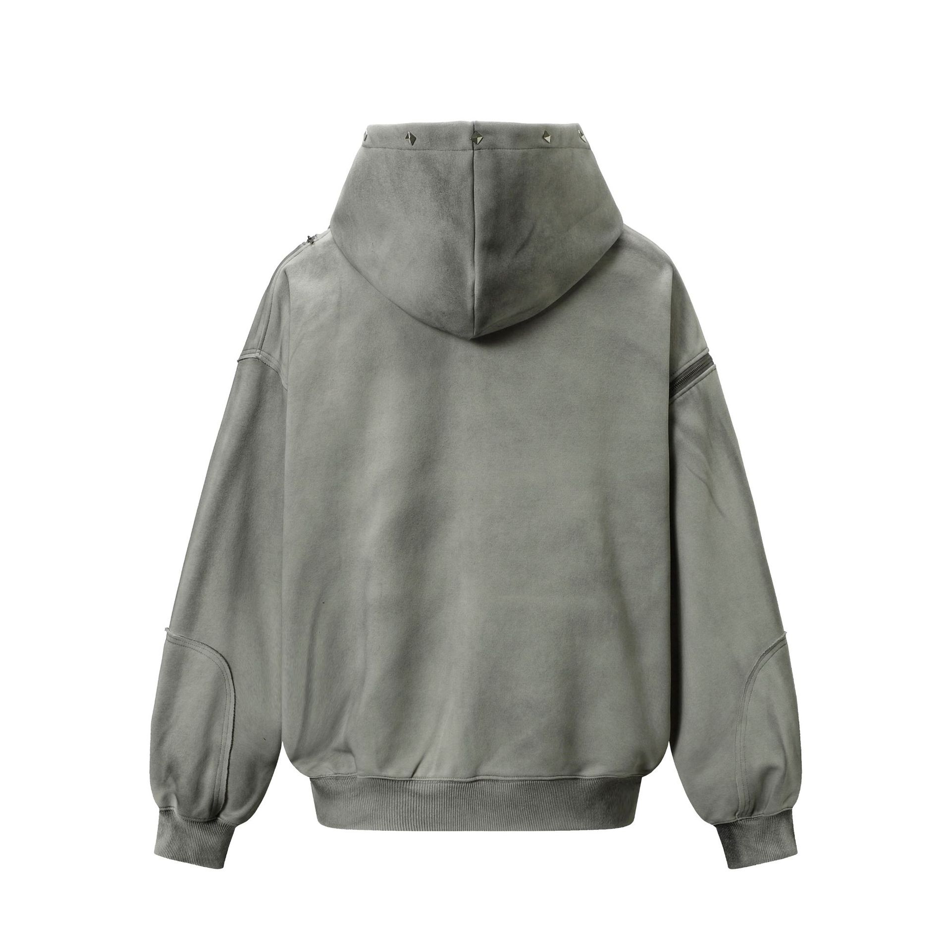 Męska kurtka z kapturem w styl – Vintage Zip Hoodie recenzja i cena