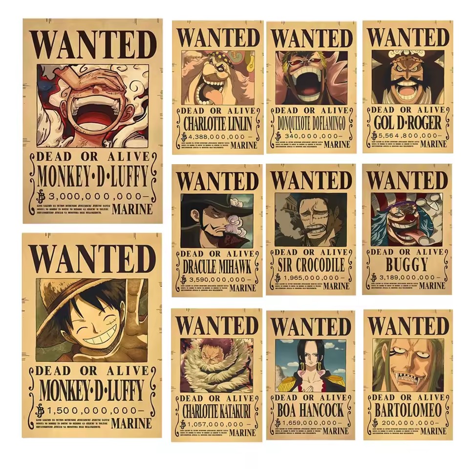 Anime One Piece Plakaty z list – Vintage Game Collection recenzja i cena