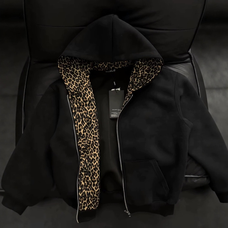 QICHE Męska bluza z kapturem n – Vintage Zip Hoodie recenzja i cena