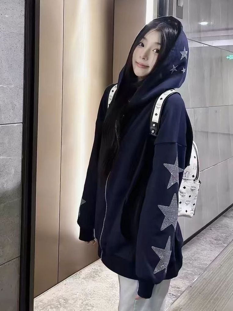 Koreańska bluza z kapturem na  – Vintage Zip Hoodie recenzja i cena